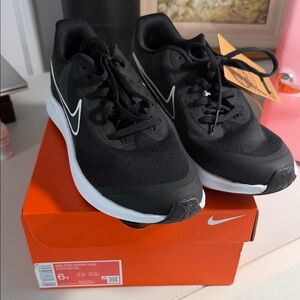 Nike Kids Black and White Sneakers